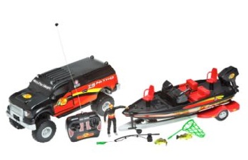 bass pro shop truck and boat toy